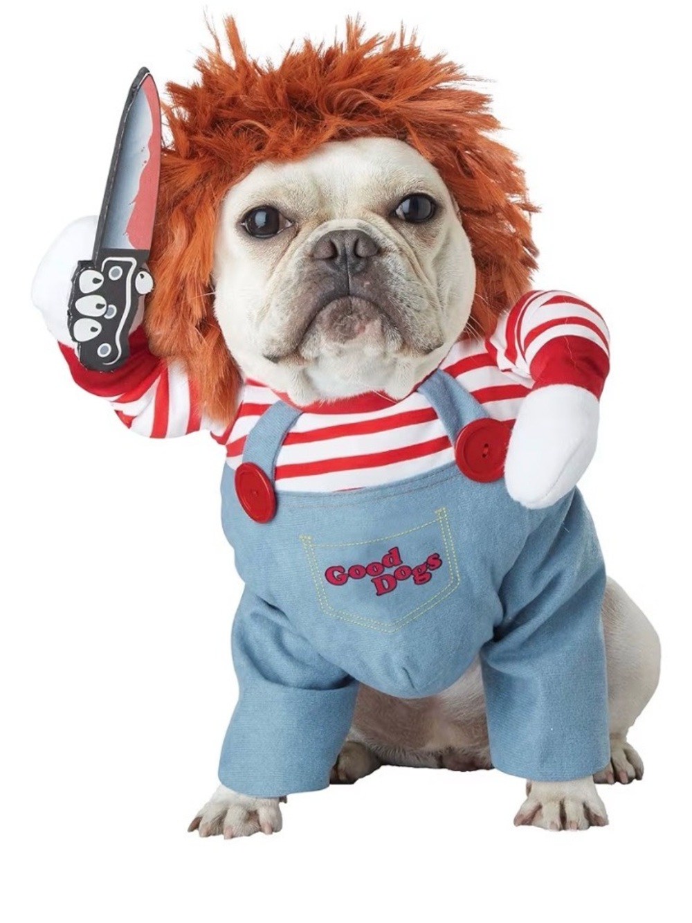 Small Dog - Chucky-Inspired “Good Dogs” Costume NWOT